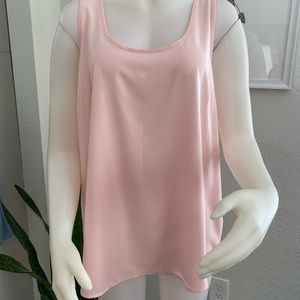 Time & True Pink Sleeveless Tunic